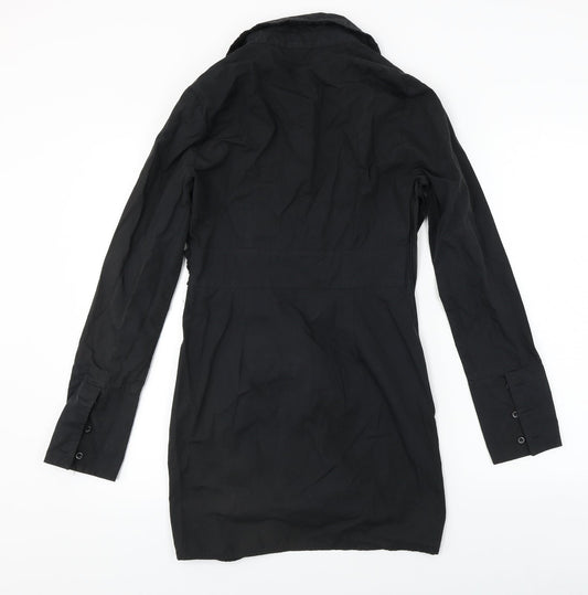 PRETTYLITTLETHING Womens Black A-Line Size 10
