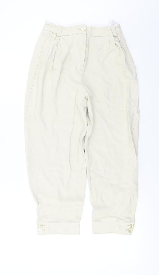 Massamino dutti   Womens Beige   Trousers  Size 24 in L20 in