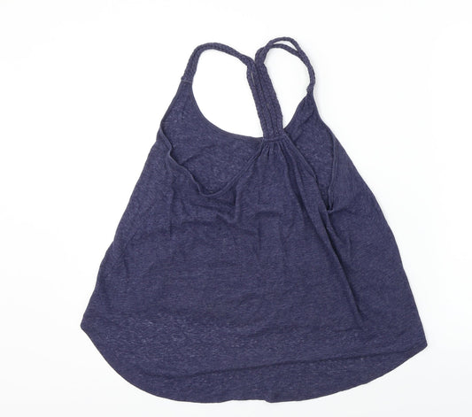 ocean drive Womens Blue Basic T-Shirt Size 8