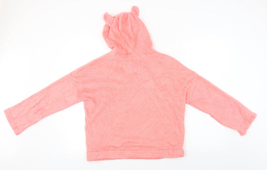 Preworn Womens Pink Pullover Hoodie Size M