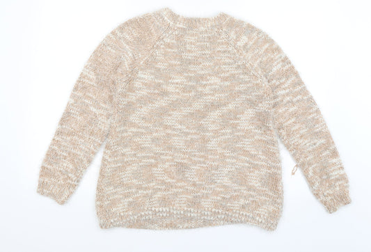 NEXT Womens Gold Pullover Jumper Size 14