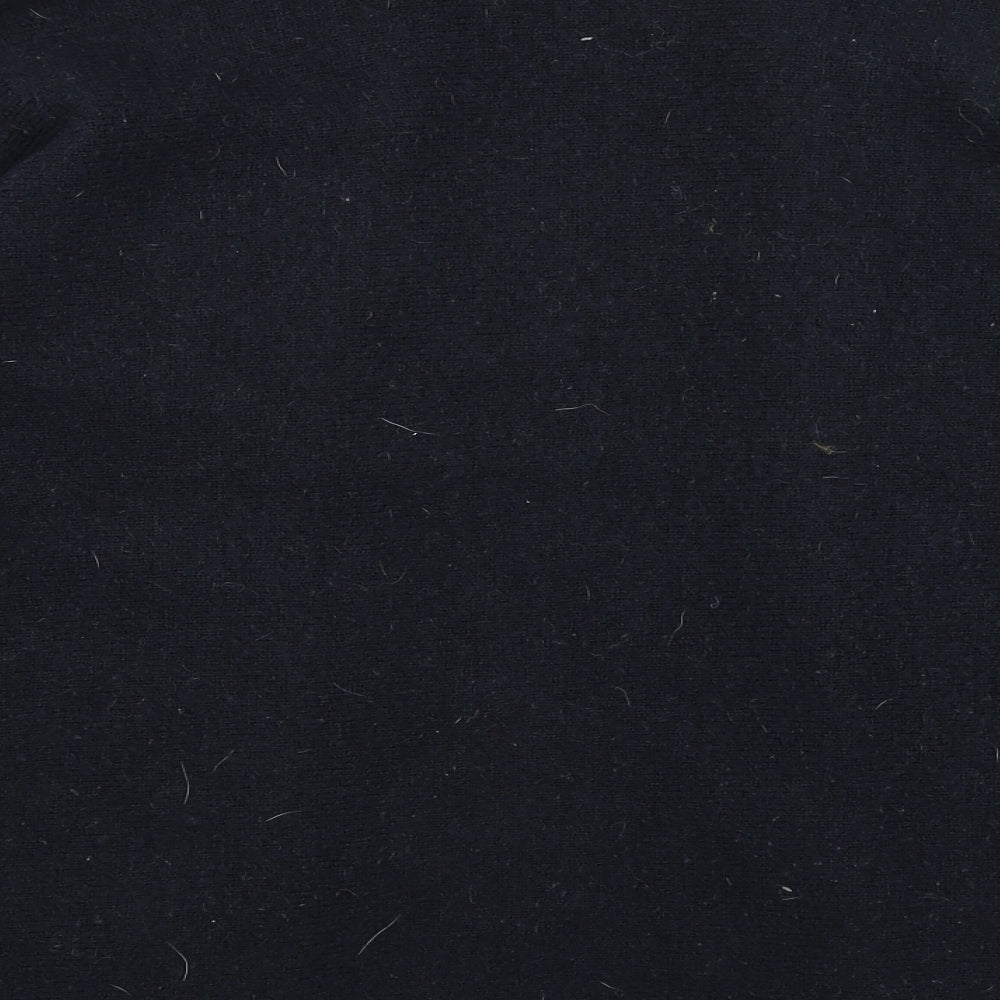 M&S Womens Blue Wrap Jumper Size M