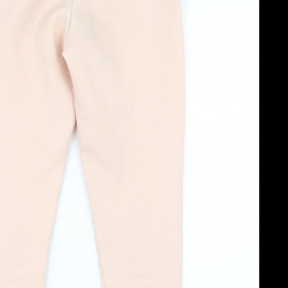 Boohoo Womens Pink Trousers Size 8 L23 in