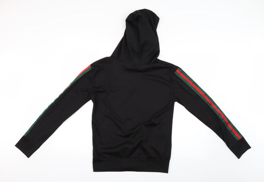 Misspap Womens Black Pullover Hoodie Size M