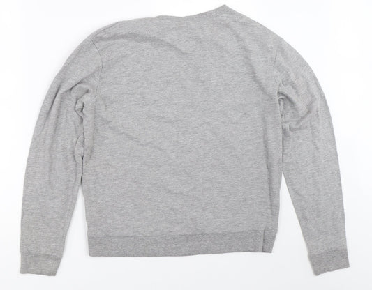H&M Womens Grey Pullover Sweatshirt Size M