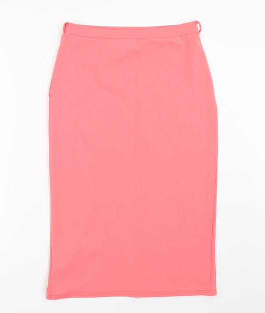 Pink Boutique Womens Pink Wrap Skirt Size 10