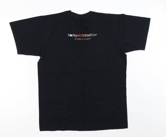 Fruit of the Loom Mens Black T-Shirt Size M
