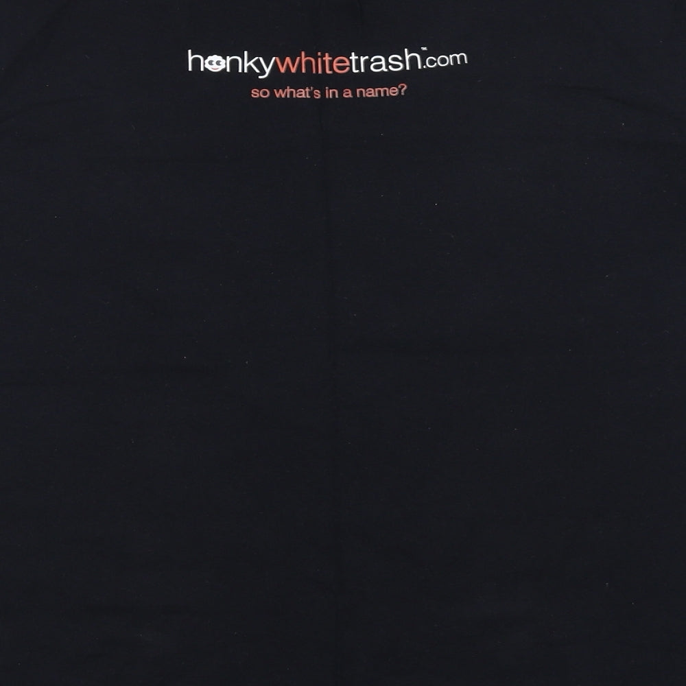 Fruit of the Loom Mens Black T-Shirt Size M