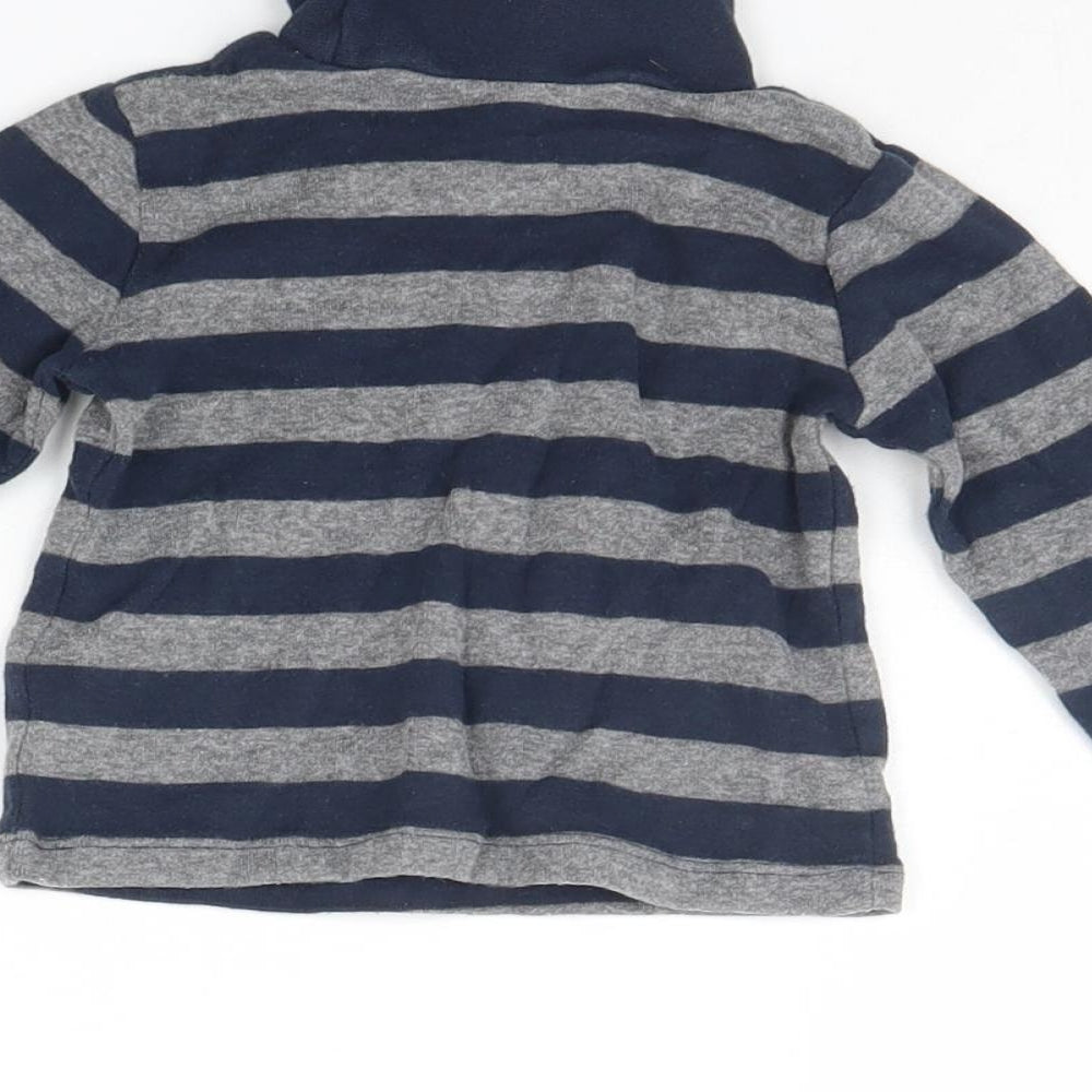 Mini Rebel Baby Blue Striped Pullover Jumper Size 9-12 Months