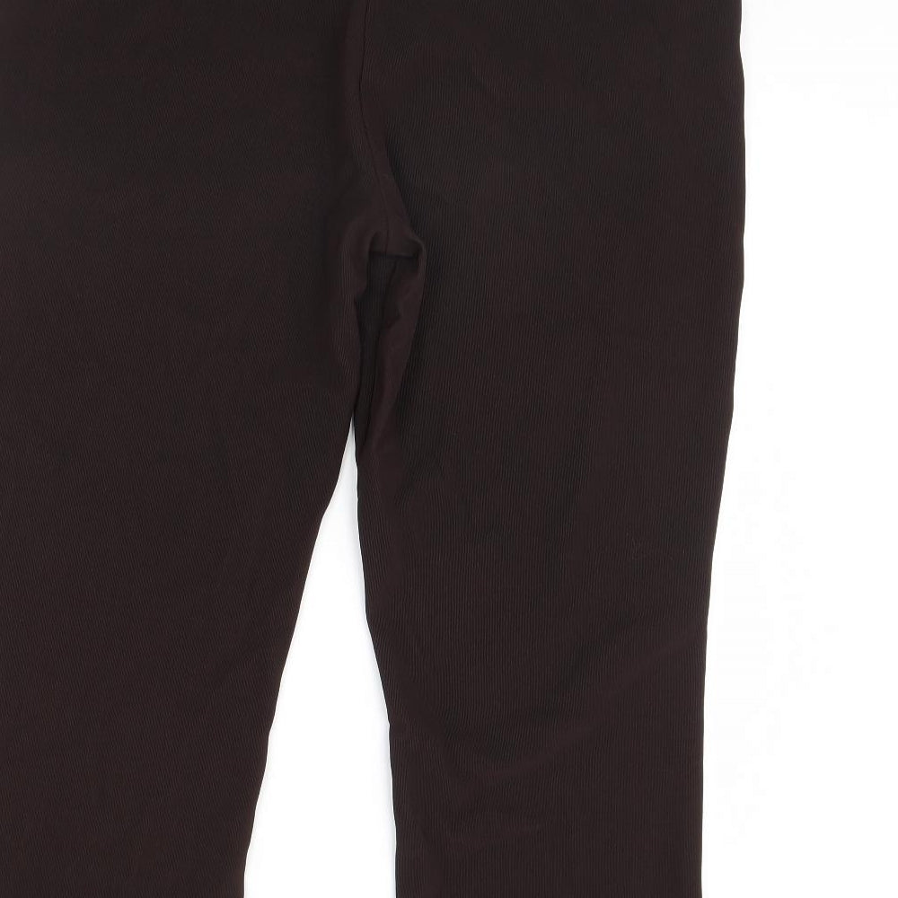 Preworn Womens Brown Trousers Size 22 L30 in