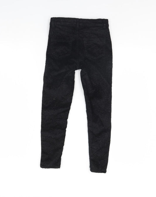 Denim & Co. Girls Black Skinny Jeans Size 8 Years