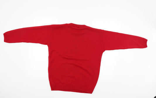Preworn Womens Red Pullover Jumper Size M