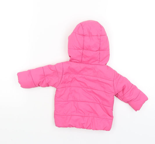 My love item Girls Pink Jacket Coat Size 3-6 Months