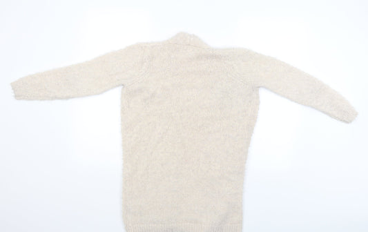 Rosie Womens Beige Cardigan Jumper Size S