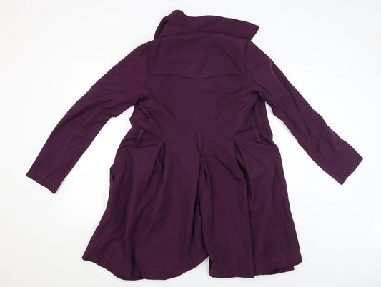 +J Womens Red Jacket Coat Size S
