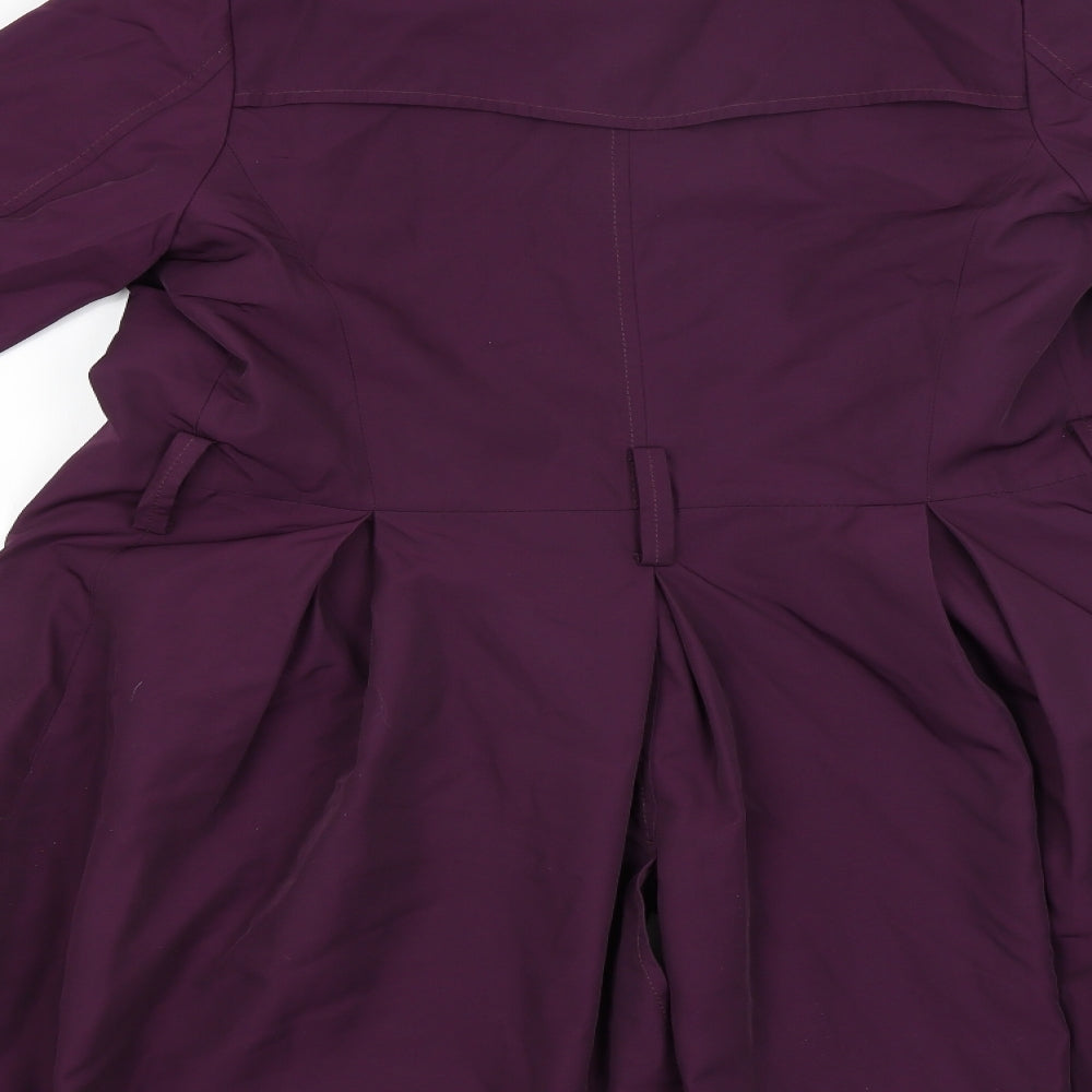 Brand and care label for J women’s red jacket coat, size S