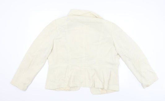 BM Womens Beige Jacket Size 18