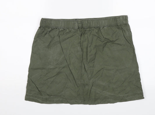 Gap Womens Green Mini Skirt Size M