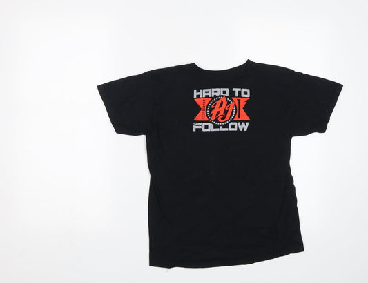 Authentic Wear Boys Black Basic T-Shirt Size S - The untouchable one