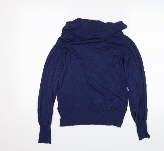 M&S Womens Blue Pullover Jumper Size 8