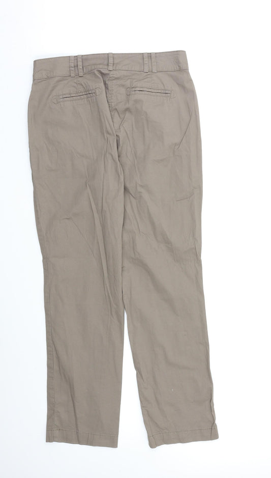 Debenhams Womens Brown Carrot Trousers Size 12 L26 in