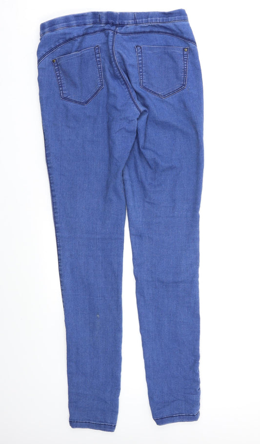 Denim & Co. Womens Blue Jegging Jeans Size 10 L26 in