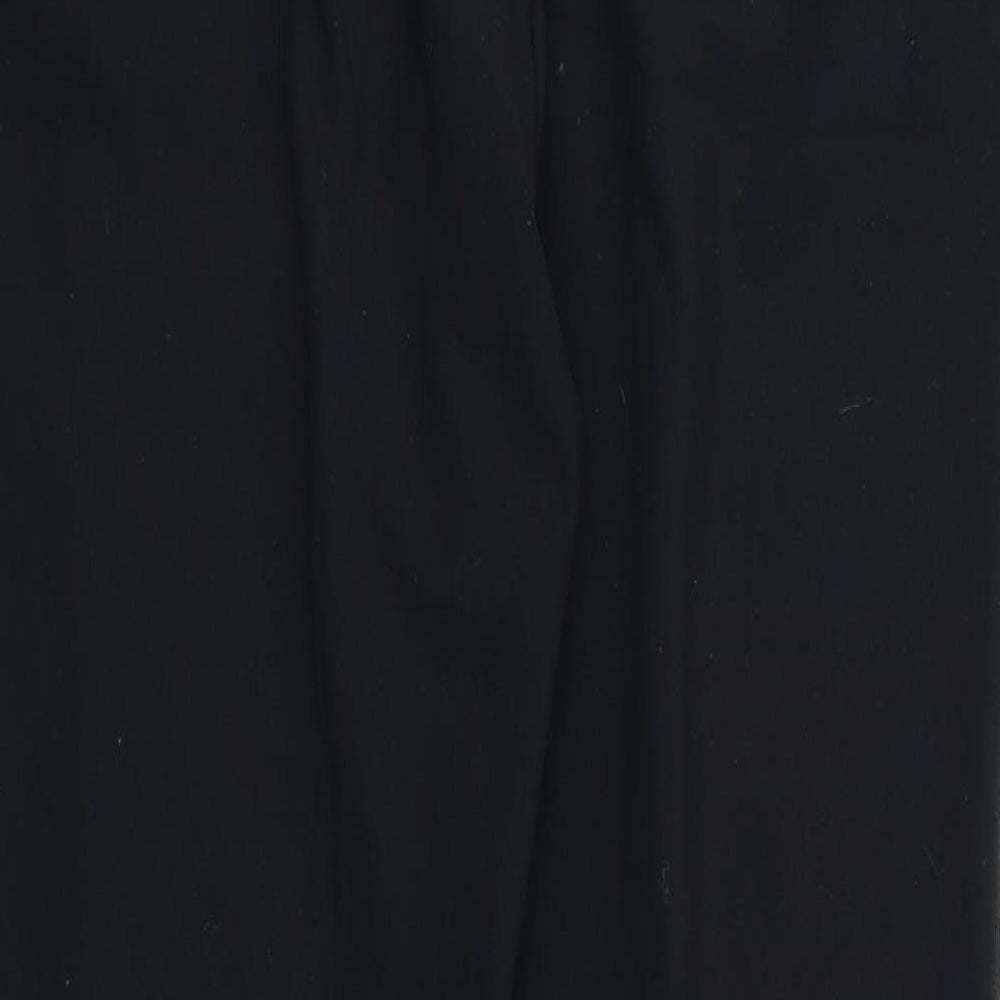 M&S Womens Black Dress Pants Trousers Size 10 L27 in