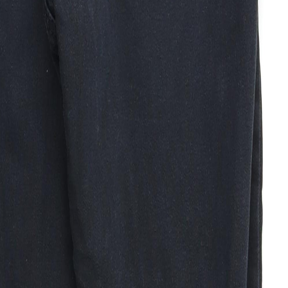 Brand and care label for Denim & Co. women’s black skinny jeans, size UK 12, 29-inch leg