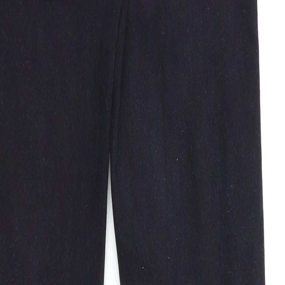 Brand and care label for Denim & Co. women’s black skinny jeans, size UK 8, 25-inch leg