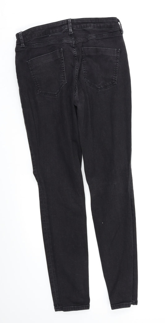 ASOS Womens Black Skinny Jeans Size 8 L28 in