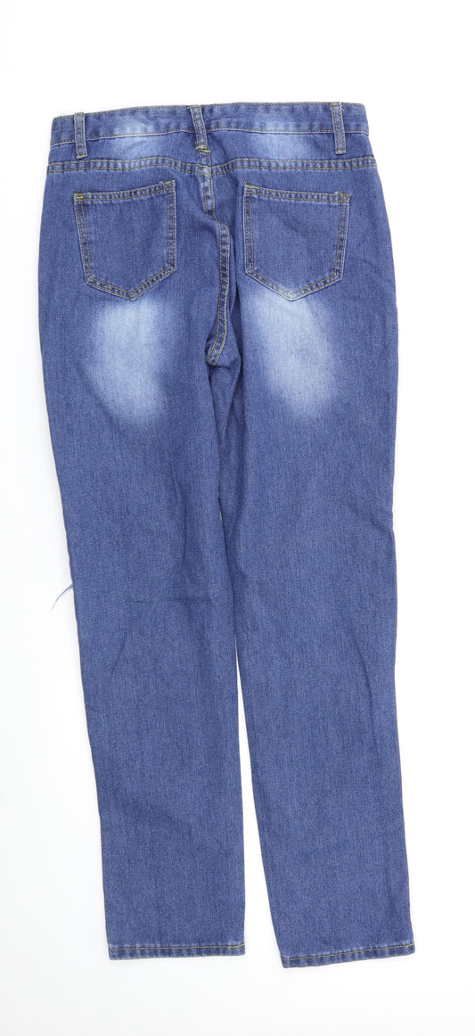 Preworn Womens Blue Straight Jeans Size 10 L27 in