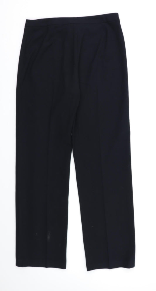 Gabby Skye Womens Black Dress Pants Trousers Size 12 L30 in