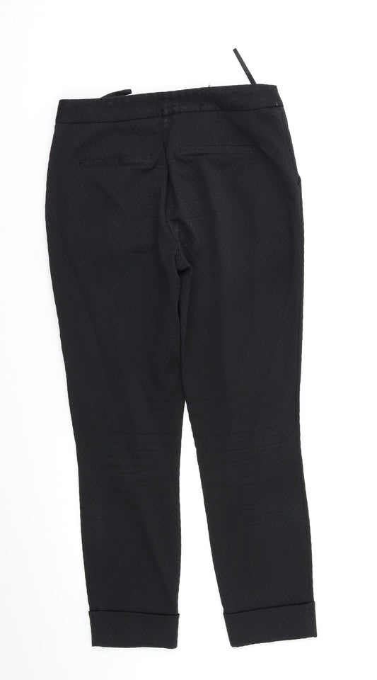 NEXT Womens Black Dress Pants Trousers Size 8 L25 in