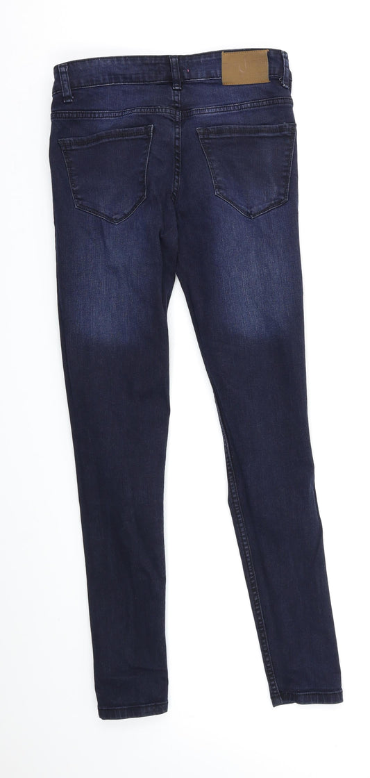 track outfit Womens Blue Skinny Jeans Size 10 L29 in