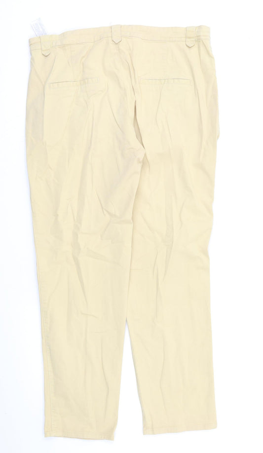 Zara Womens Beige Trousers Size 14 L27 in