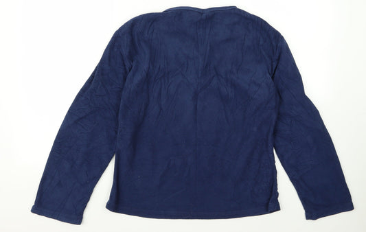 Preworn Womens Blue Basic T-Shirt Size 10