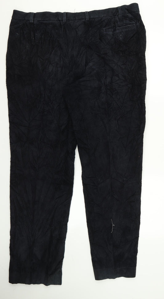 Preworn Womens Black Trousers Size 32 L29 in