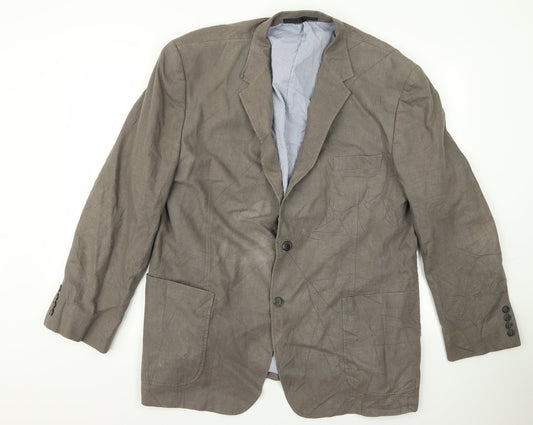 Additional front view of M7S men’s brown jacket, size XL
