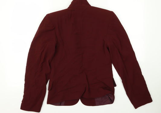 Preworn Womens Red Velour Jacket Size M