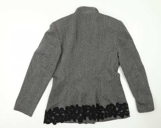 Helen Sykes Womens Grey Jacket Size M