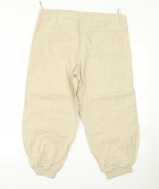 Preworn Womens Beige Trousers Size 12