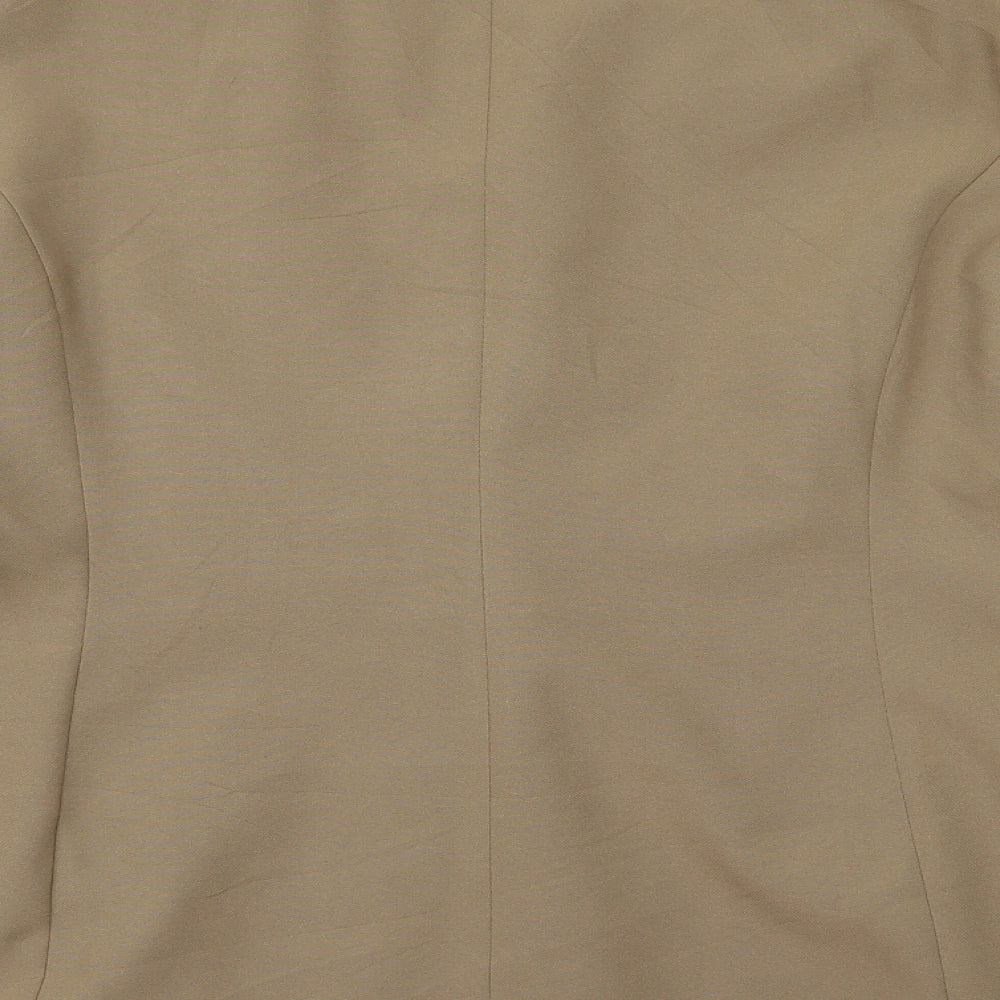 Preworn Womens Brown Jacket Size 18