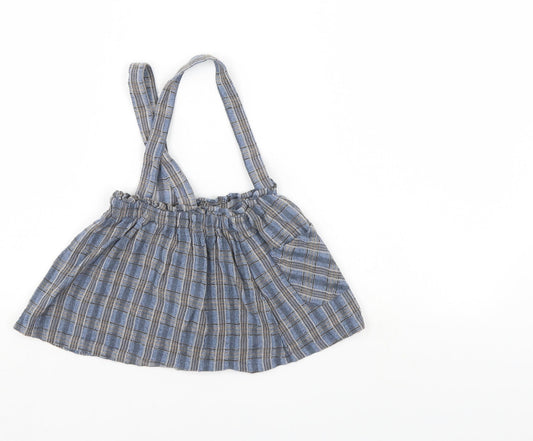 NEXT Boys Blue Check Basic T-Shirt Size 12-18 Months