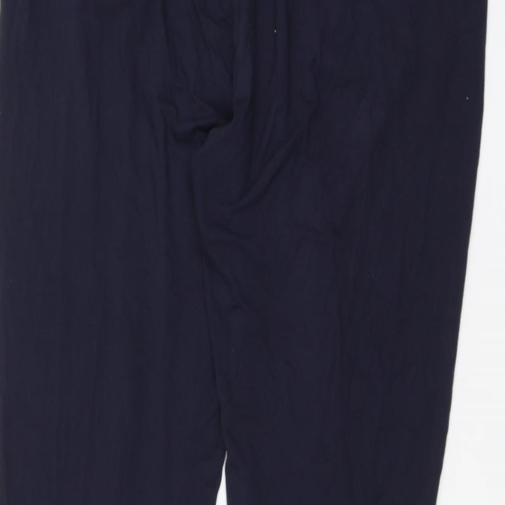 Marks and Spencer Womens Blue Trousers Size 14 L24 in