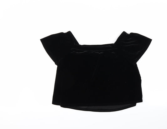 newlook Womens Black Basic Blouse Size 12