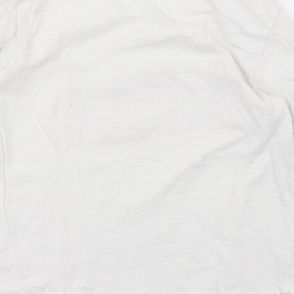 i love girlswear Girls White Basic T-Shirt Size 7 Years - girls we are the future