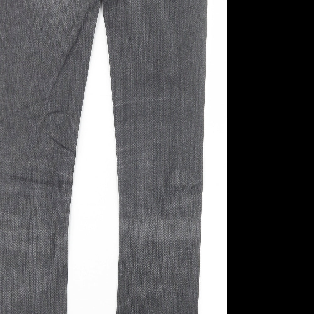 Cross Womens Grey Denim Straight Jeans Size 33 in L33 in