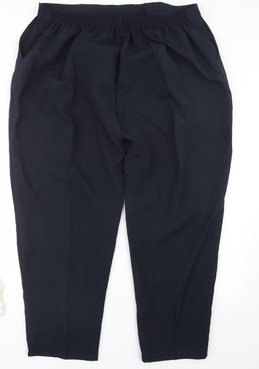Preworn Womens Blue Trousers Size 28 L27.5 in