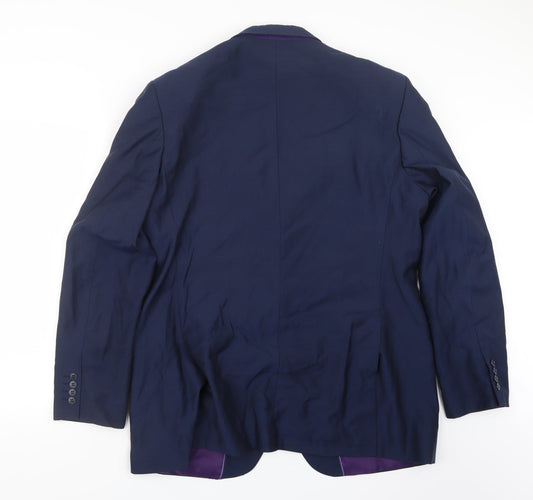 Marks and Spencer Mens Blue Jacket Suit Jacket Size 42