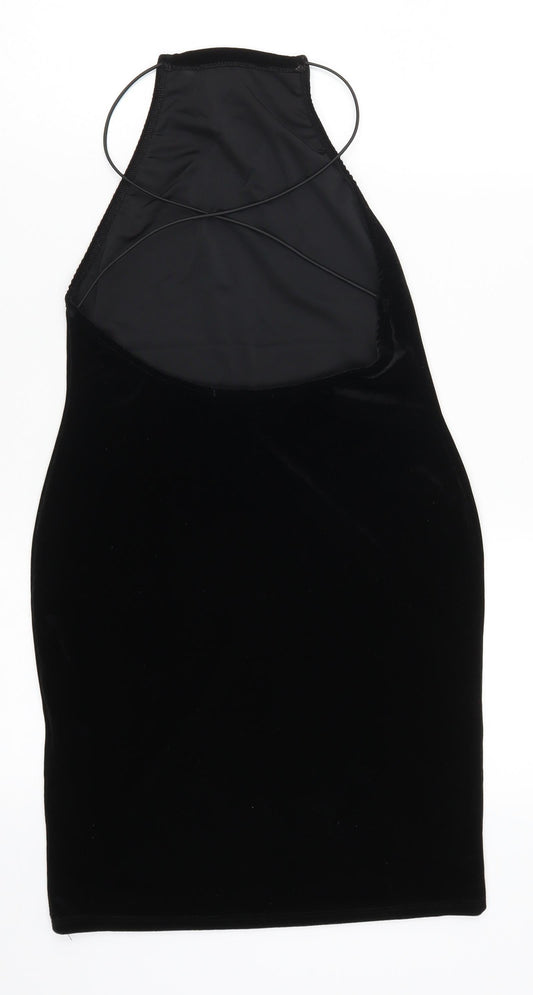 Missguided Womens Black Mini Size 8